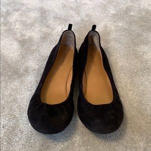 Women’s Black Suede Flats